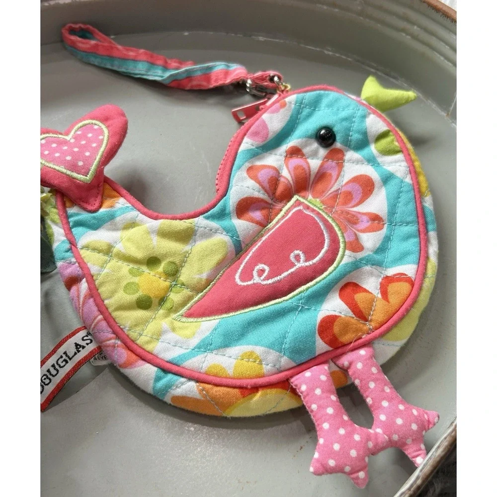 Sassy Kidz Fashion by Douglas Bird Sillo-ette  Quilted Zipper Purse Wristlet Bag